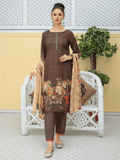 Fiza Noor Eshal Embroidered Karandi Unstitched 3Pc Suit D-05