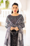 Zimal by Emaan Adeel Embroidered Chiffon Unstitched 3Pc Suit ZM 08 Zeba
