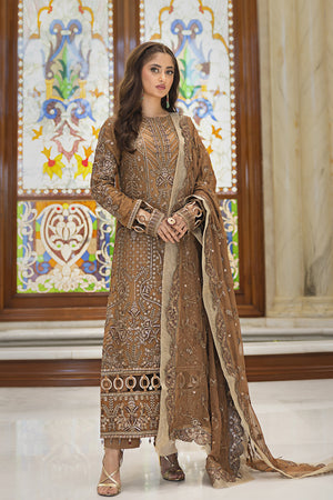 Emaan Adeel Ishq-e-Aatish Luxury Chiffon 3Pc Suit AT-05 HANA
