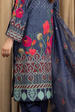 Safwa Bliss Embroidered Lawn Unstitched 3Pc Suit SBL-09