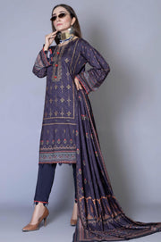 Florence Vol 04 Embroidered Staple Linen Unstitched 3Pc Suit D-06