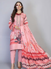 Florence Vol 05 Embroidered Staple Linen Unstitched 3Pc Suit D-06