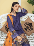 Fiza Noor Eshal Embroidered Karandi Unstitched 3Pc Suit D-07