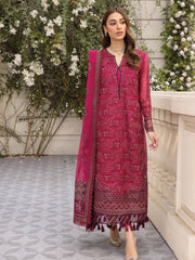 XENIA Formals Ishya Luxury Unstitched Embroidered Chiffon 3Pc 07-FABEHA
