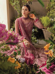 Afrozeh La Fuchsia Wedding Edit'22 Unstitched 3pc Suit D-07 VALENTINA