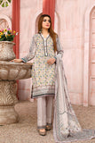 Safwa Mother Embroidered Lawn Unstitched 3 Piece Suit MEK-07