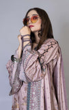 Florence Vol 04 Embroidered Staple Linen Unstitched 3Pc Suit D-08