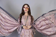 Florence Vol 04 Embroidered Staple Linen Unstitched 3Pc Suit D-08