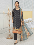 Fiza Noor Eshal Embroidered Karandi Unstitched 3Pc Suit D-09