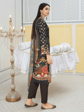 Fiza Noor Eshal Embroidered Karandi Unstitched 3Pc Suit D-09
