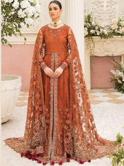 XENIA Formals Ishya Luxury Unstitched Embroidered Net 3Pc 09-FIRAAKI