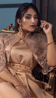 SURMAI Eve Festive Luxury Pret - Mushk golden SWC 04