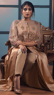 SURMAI Eve Festive Luxury Pret - Mushk golden SWC 04