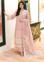 KAHF Premium Embroidered Luxury Lawn Unstitched 3Pc Suit KLC-05