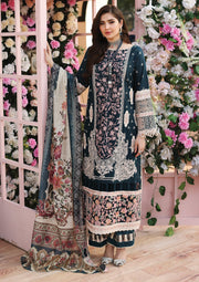 KAHF Premium Embroidered Luxury Lawn Unstitched 3Pc Suit KLC-01A