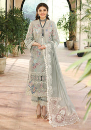 KAHF Premium Embroidered Luxury Lawn Unstitched 3Pc Suit KLC-02A