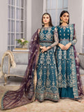 Alizeh Fashion Vasl-e-Meeras Unstitched Formal 3Pc Suit - 10 Banafsha