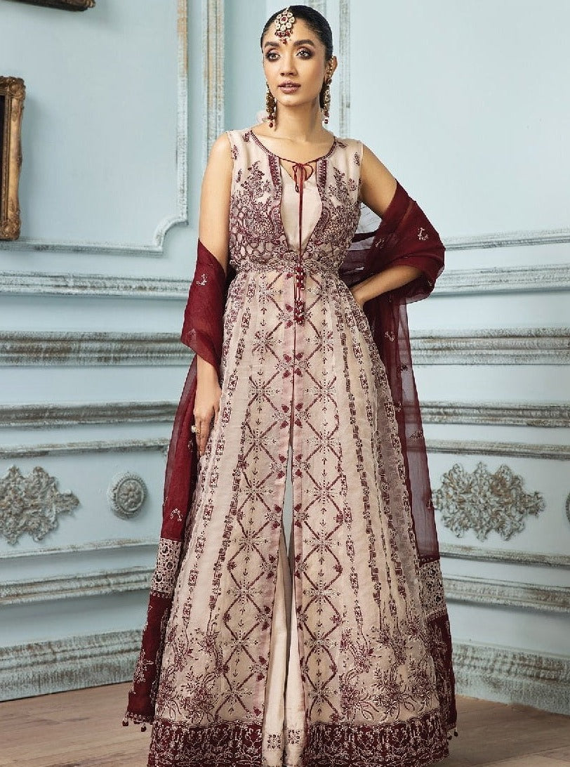 Hous of Nawab Gulmira Luxury Formal Unstitched 3PC Suit 10-GHALIBA - FaisalFabrics.pk