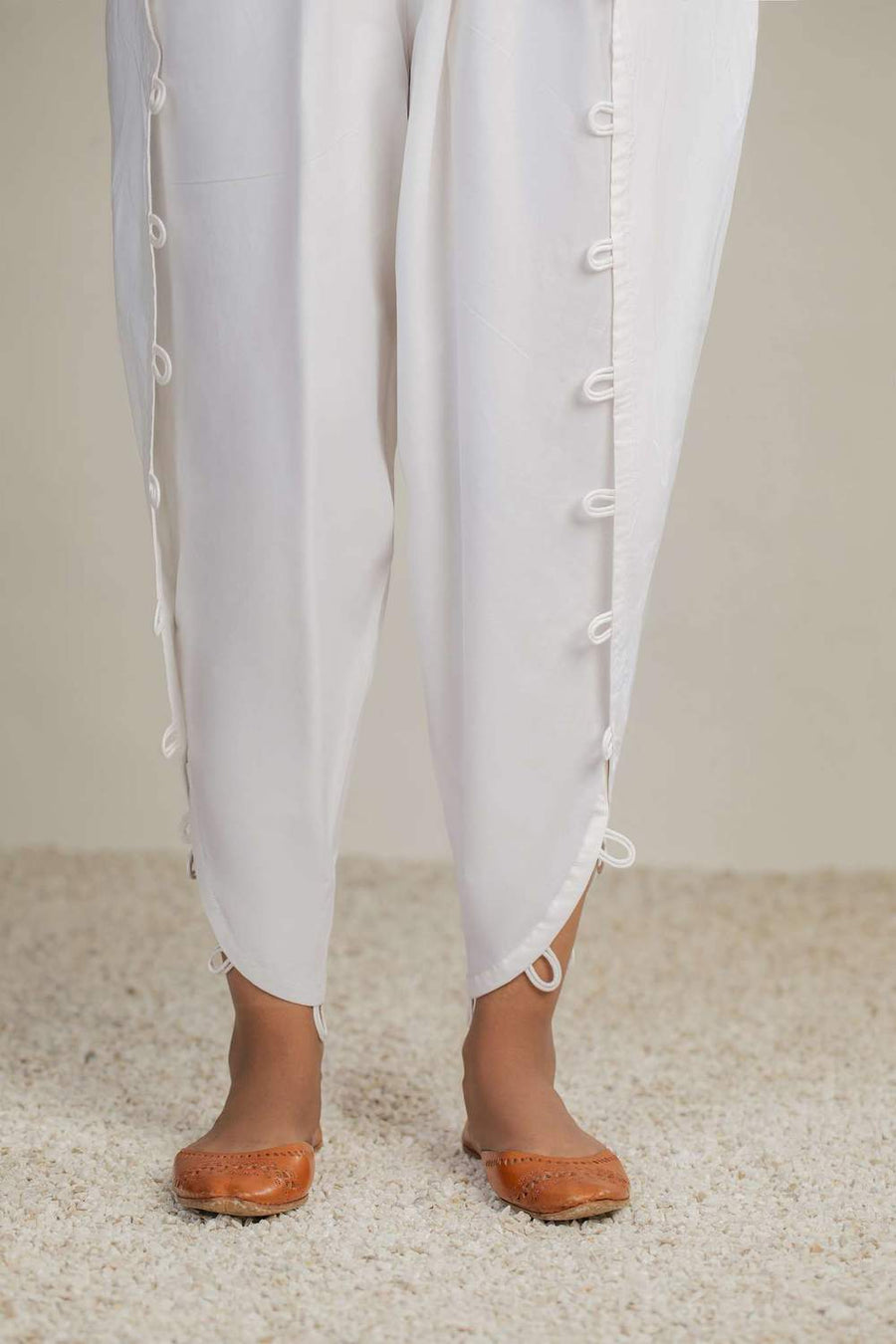 Nuriyaa Cambric Pret Trousers - TULIP - FaisalFabrics.pk