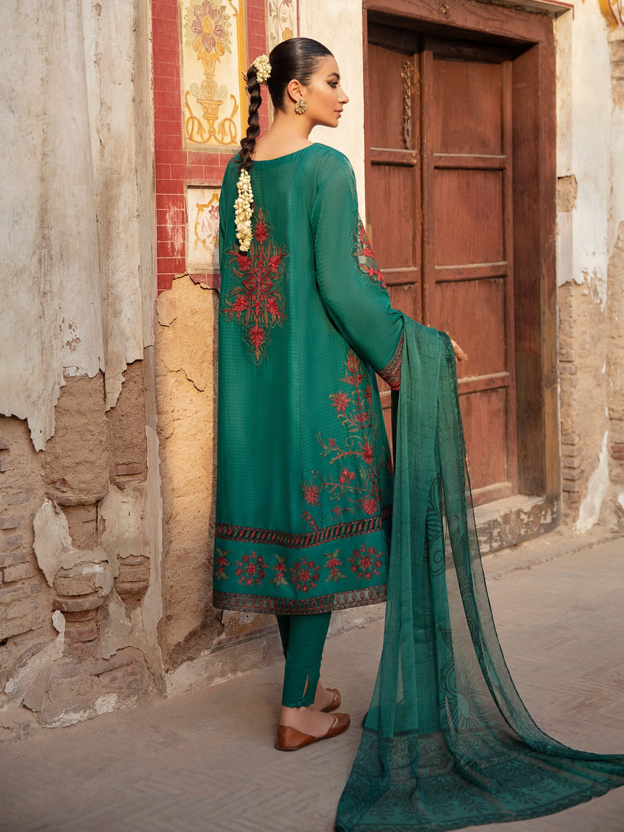 IZNIK Afsanah Embroidered Lawn Unstitched 3Pc Suit IAC-12 Soha