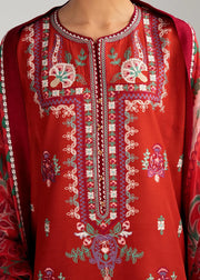 Coco by Zara Shahjahan Embroidered Lawn Unstitched 3 Piece Suit D-10B
