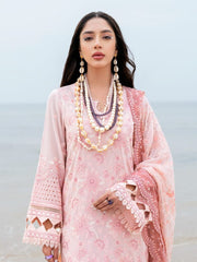 NUREH Tere Sang Unstitched Embroidered Swiss Lawn 3Pc Suit NSL-03
