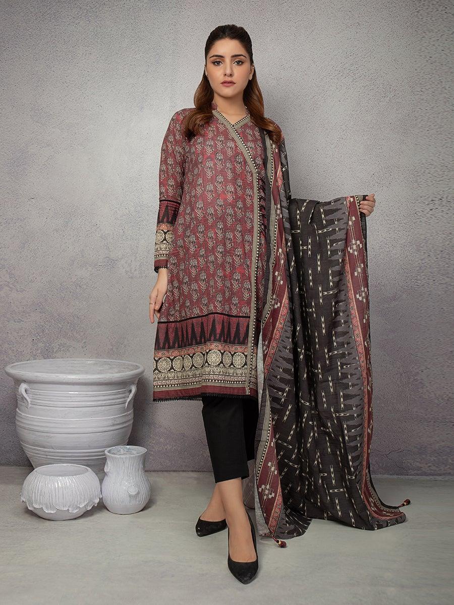 ACE Galleria Digital Printed Unstitched 3 Piece Khaddar Suit ACE 12119 - FaisalFabrics.pk