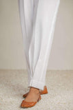 Nuriyaa Cambric Pret Trousers - PLEATED TROUSER - FaisalFabrics.pk