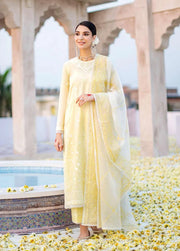 Cross Stitch Embroidered Lawn Unstitched 3Pc Suit D-13 Summer Breeze