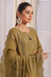 Safwa Aura Masuri Premium Embroidered Unstitched 3Pc Suit SUC-03