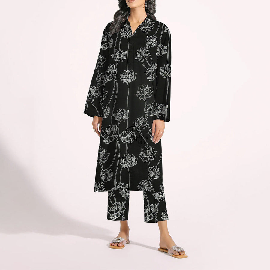 Tasneem Fabrics Unstitched Printed Cambric 2Pc Suit FBPR0003212