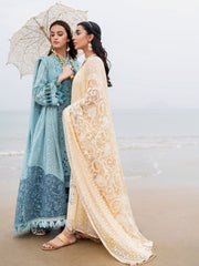 NUREH Tere Sang Unstitched Embroidered Swiss Lawn 3Pc Suit NSL-04