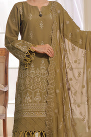 Safwa Aura Masuri Premium Embroidered Unstitched 3Pc Suit SUC-03