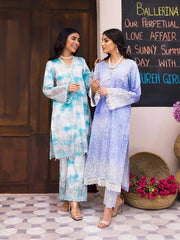 NUREH Ballerina Unstitched Chickenkari Lawn 2Pc Suit NU2-44