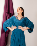 Maria Osama Khan Tiffany Vol-01 Luxury Pret 1Pc - Sapphire