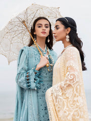 NUREH Tere Sang Unstitched Embroidered Swiss Lawn 3Pc Suit NSL-05