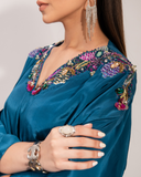 Maria Osama Khan Tiffany Vol-01 Luxury Pret 1Pc - Sapphire