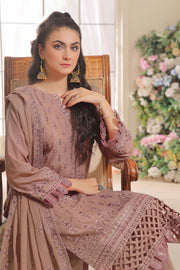 Safwa Aura Masuri Premium Embroidered Unstitched 3Pc Suit SUC-04