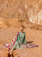 Zainab Chottani Embroidered Chikankari Lawn Unstitched 3Pc Suit ZC-01A
