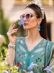 Maria.B M.Prints Lawn Unstitched Embroidered 3 Piece Suit MPT-1701-A