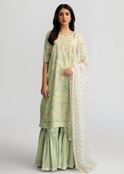 Coco by Zara Shahjahan Embroidered Lawn Unstitched 3 Piece Suit D-01A