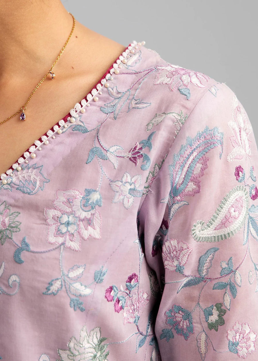 Coco by Zara Shahjahan Embroidered Lawn Unstitched 3 Piece Suit D-01B