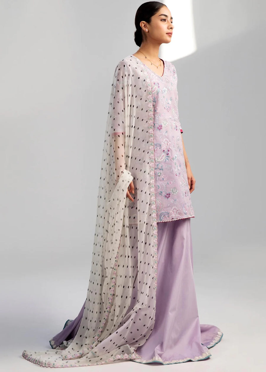 Coco by Zara Shahjahan Embroidered Lawn Unstitched 3 Piece Suit D-01B