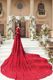 Reign Luxury Embroidered Net Bridal Wear - Hermoine