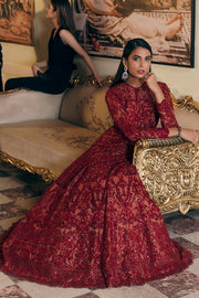 Reign Luxury Embroidered Net Ready to Wear 3Pc Suit - Ajax