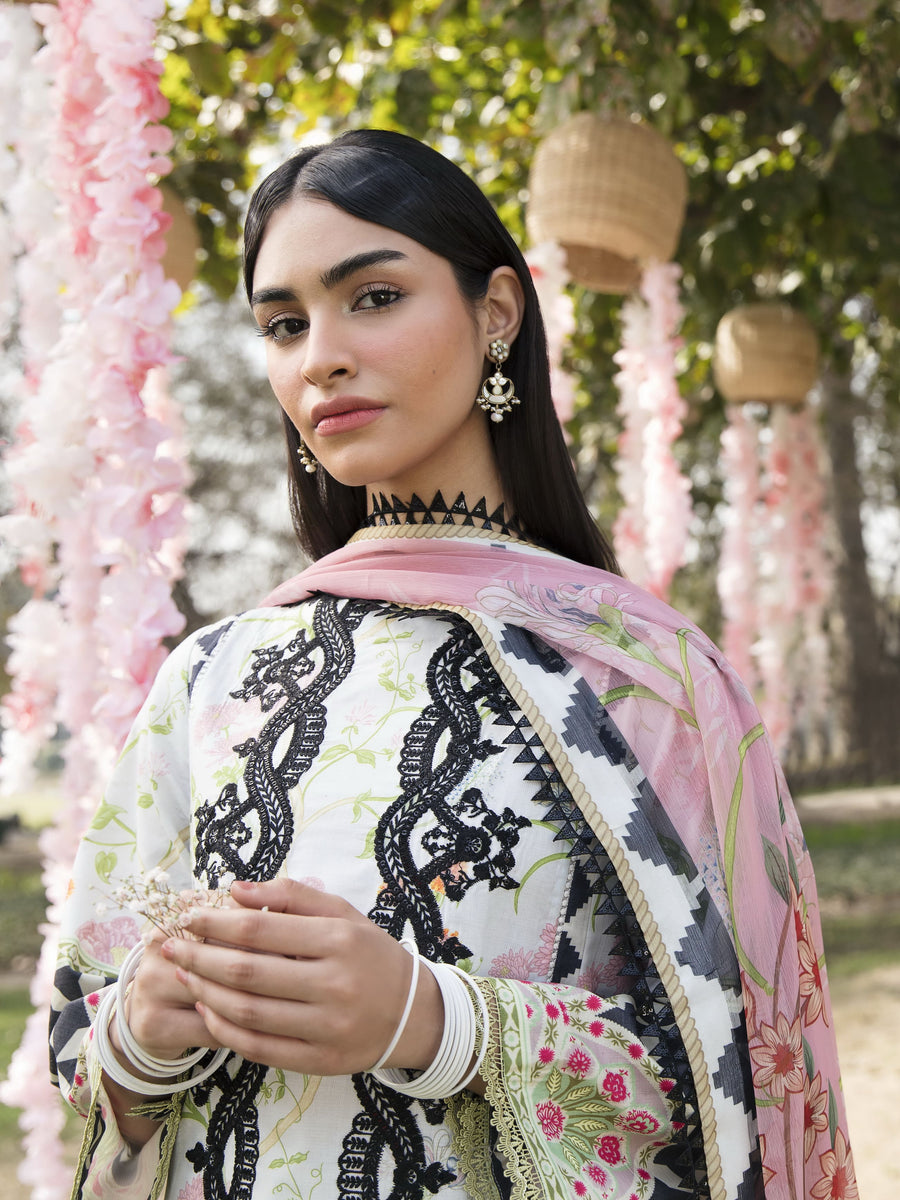 Ayzel by Afrozeh Bahaar Luxury Lawn Unstitched 3Pc Suit AZL-23-V1-03