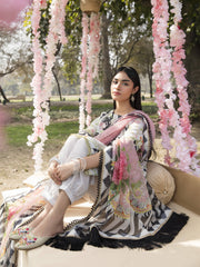 Ayzel by Afrozeh Bahaar Luxury Lawn Unstitched 3Pc Suit AZL-23-V1-03