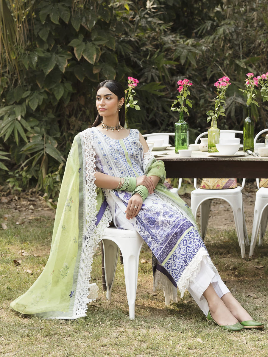 Ayzel by Afrozeh Bahaar Luxury Lawn Unstitched 3Pc Suit AZL-23-V1-04