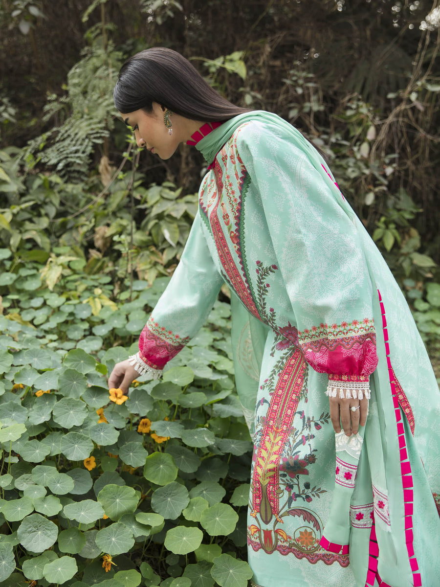 Ayzel by Afrozeh Bahaar Luxury Lawn Unstitched 3Pc Suit AZL-23-V1-02