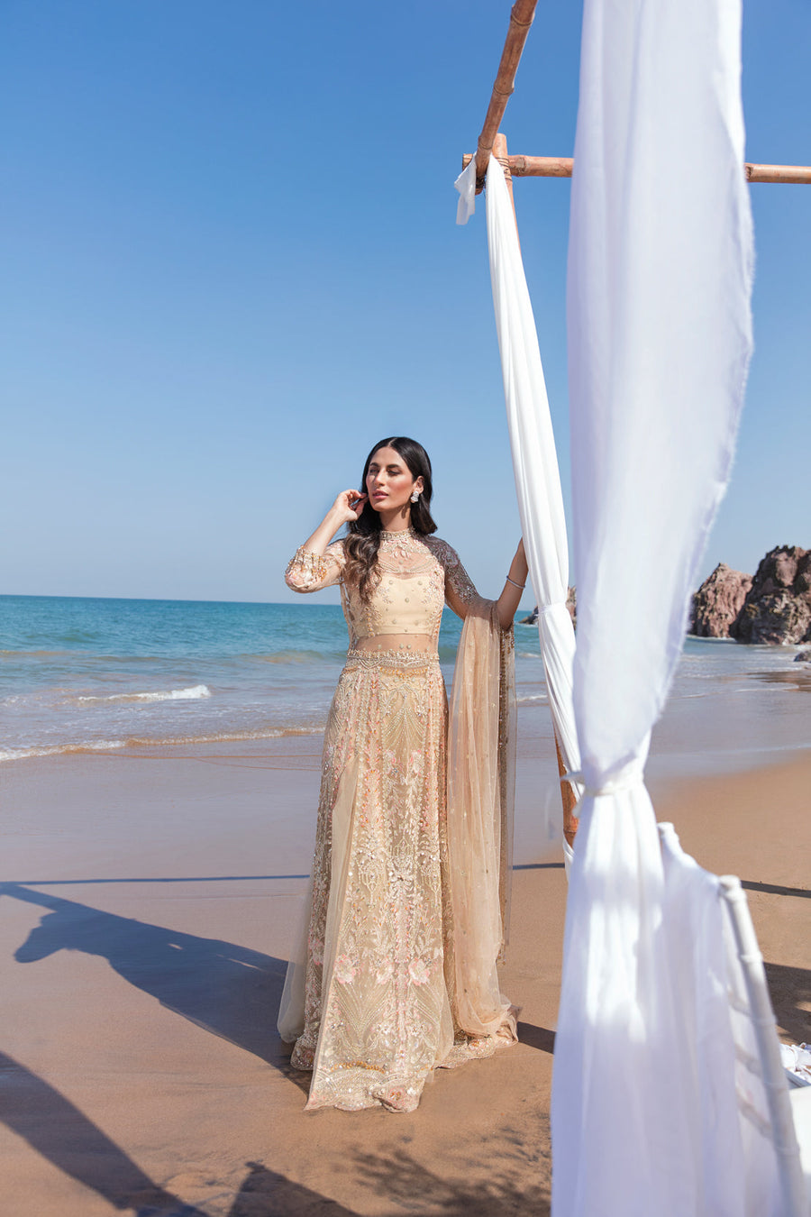 Reign Amira'a Luxury Formal Wear - Diba Salmon Champagne